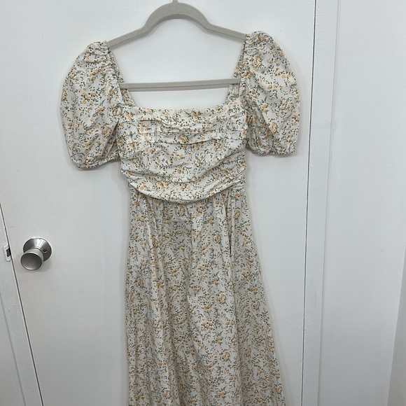 COPY - The O.P.T. One Perfect Time River midi dress khaki dollar Size S - Picture 8 of 10